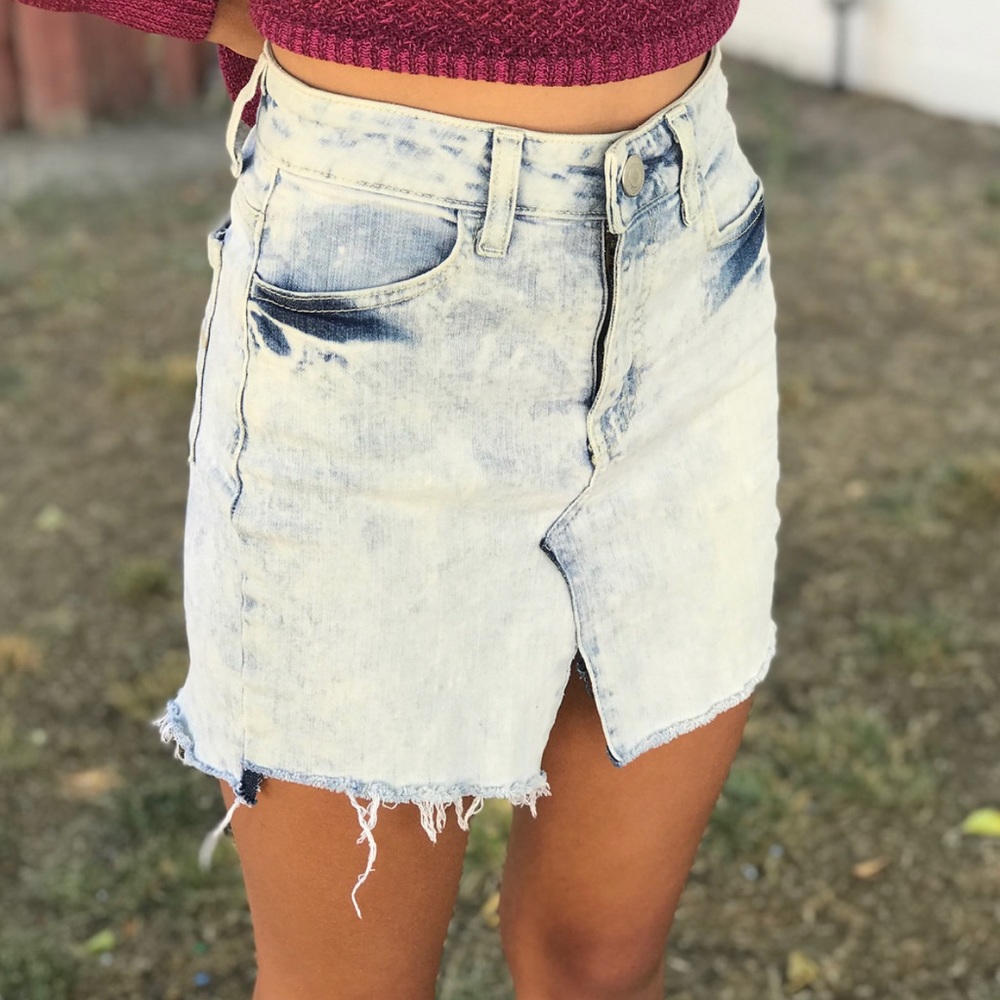 Denim skirt